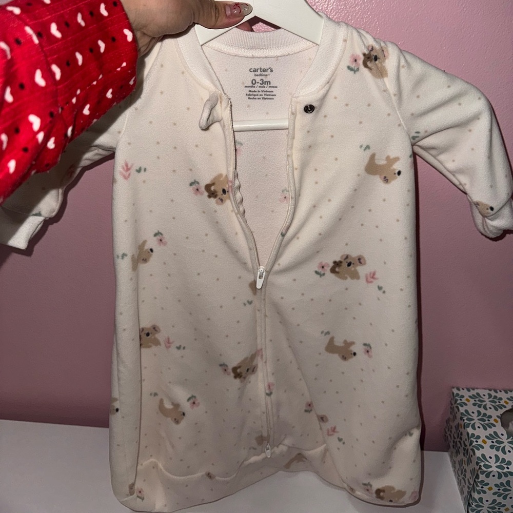 Carter's Cream Baby Sleeper